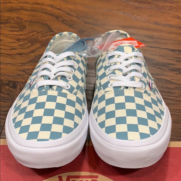 VANS AUTHENTIC PRO CHECKERBOARD SMOKE BLUE MEN’S - Picture 12 of 15